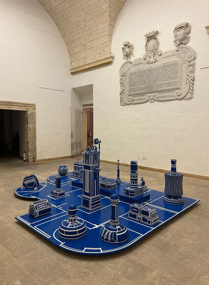 3D Blueprint Network: Test Station - Mother Board  - a Sculpture & Installation Artowrk by Justin Amrhein